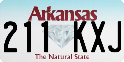 AR license plate 211KXJ
