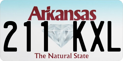 AR license plate 211KXL