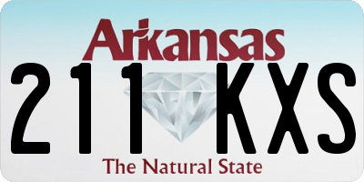 AR license plate 211KXS