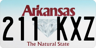 AR license plate 211KXZ
