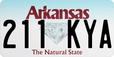 AR license plate 211KYA