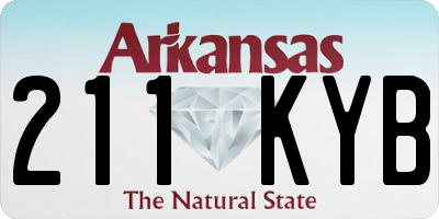 AR license plate 211KYB
