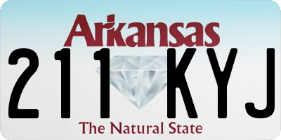 AR license plate 211KYJ