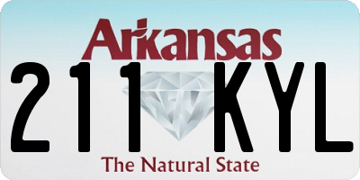 AR license plate 211KYL