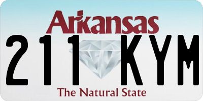 AR license plate 211KYM