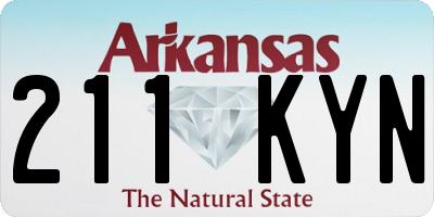 AR license plate 211KYN