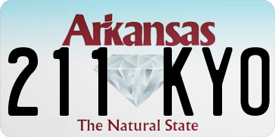 AR license plate 211KYO