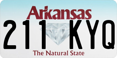 AR license plate 211KYQ