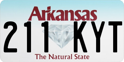 AR license plate 211KYT