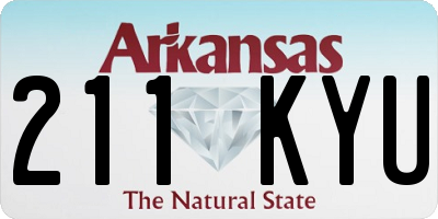 AR license plate 211KYU