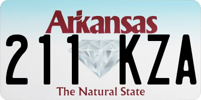AR license plate 211KZA