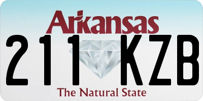 AR license plate 211KZB