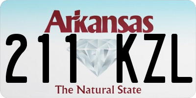 AR license plate 211KZL