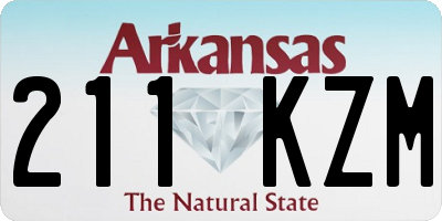 AR license plate 211KZM