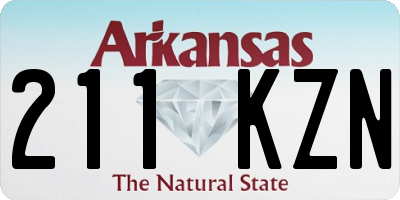 AR license plate 211KZN