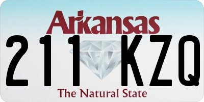 AR license plate 211KZQ