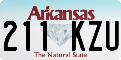 AR license plate 211KZU