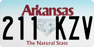 AR license plate 211KZV