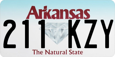 AR license plate 211KZY