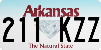 AR license plate 211KZZ