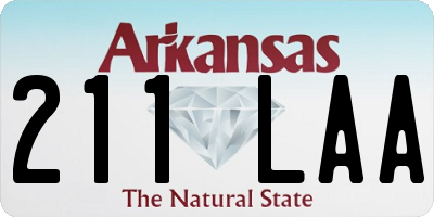 AR license plate 211LAA