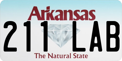 AR license plate 211LAB