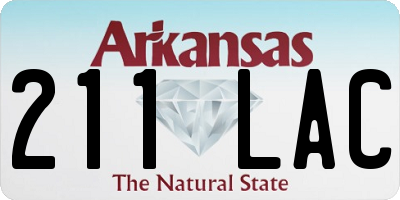 AR license plate 211LAC