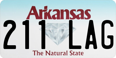 AR license plate 211LAG