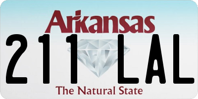 AR license plate 211LAL