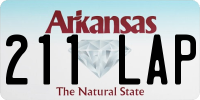 AR license plate 211LAP