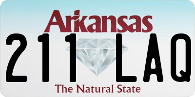 AR license plate 211LAQ