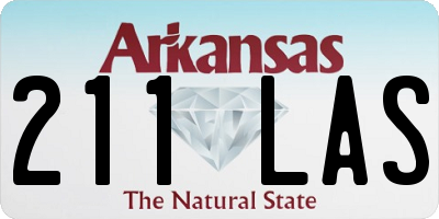 AR license plate 211LAS