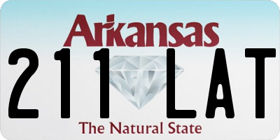 AR license plate 211LAT