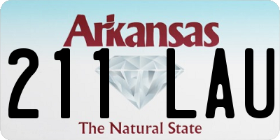 AR license plate 211LAU
