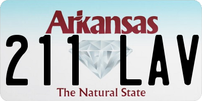 AR license plate 211LAV