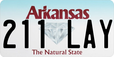 AR license plate 211LAY