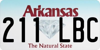 AR license plate 211LBC
