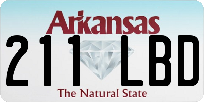AR license plate 211LBD