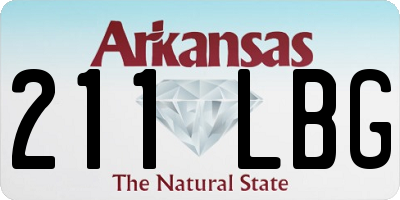AR license plate 211LBG