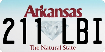 AR license plate 211LBI