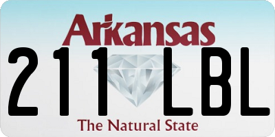 AR license plate 211LBL
