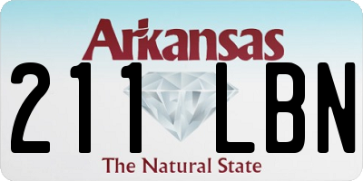 AR license plate 211LBN
