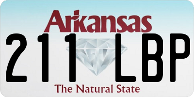 AR license plate 211LBP