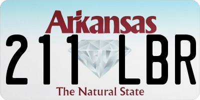 AR license plate 211LBR