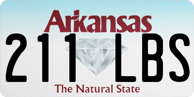 AR license plate 211LBS
