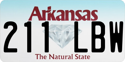 AR license plate 211LBW