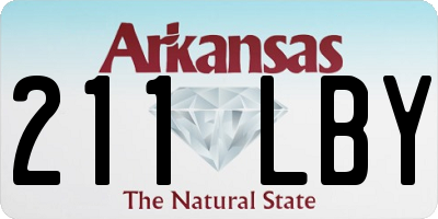 AR license plate 211LBY