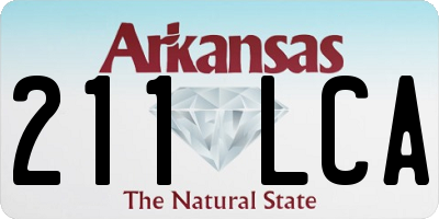 AR license plate 211LCA