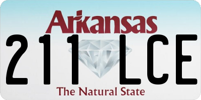 AR license plate 211LCE