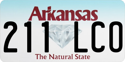 AR license plate 211LCO